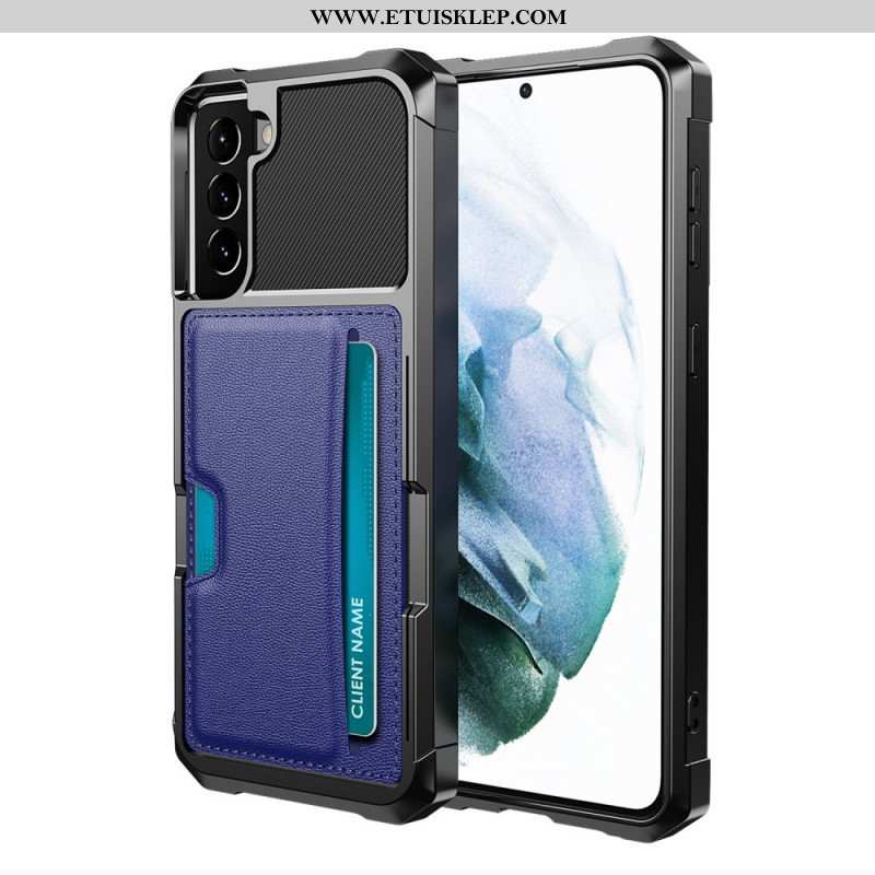 Etui do Samsung Galaxy S22 5G Etui Na Karty Ze Sztucznej Skóry